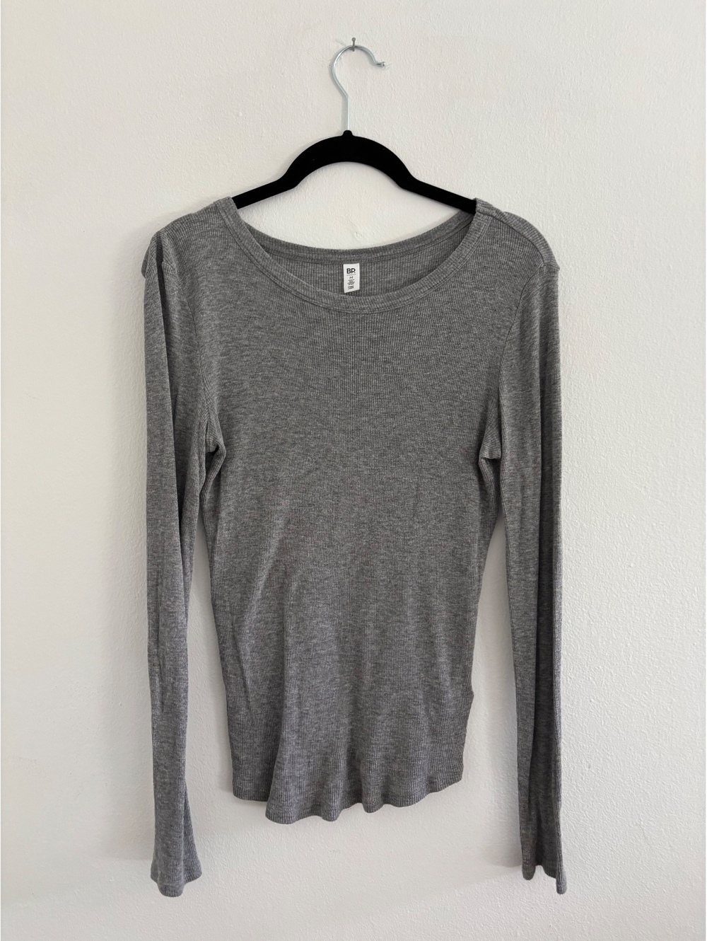 Super Soft Long Sleeve Gray Shirt